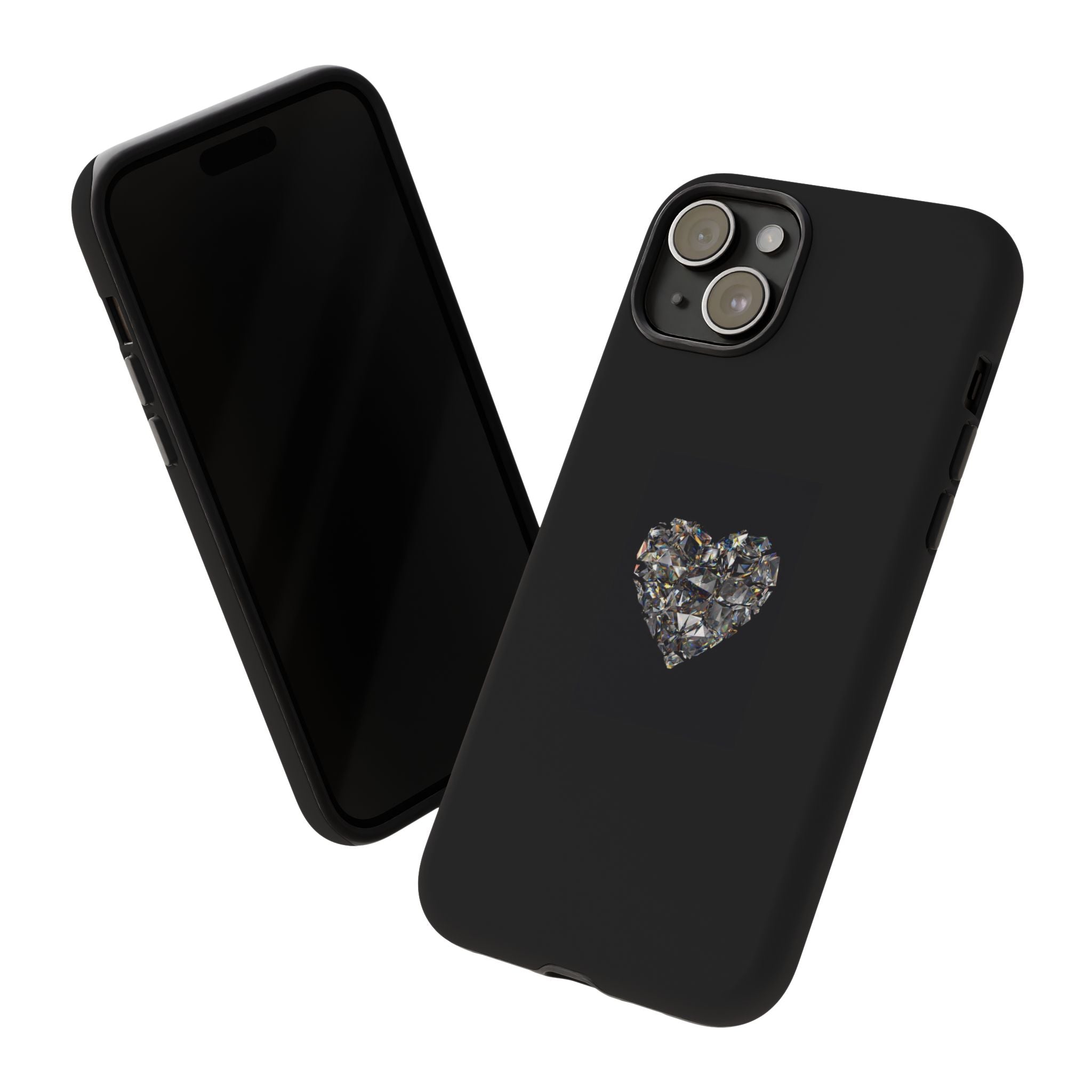 Crystal Heart Phone Case