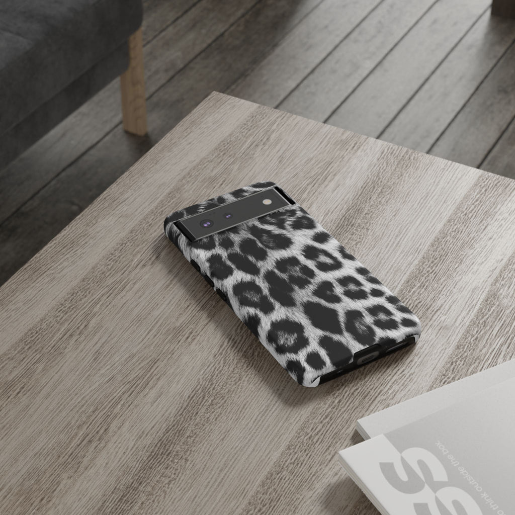 B&W Leopard Phone Case