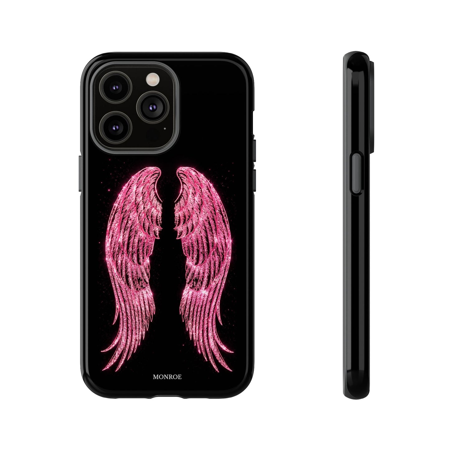 Pink Glitter Angel Tough Case