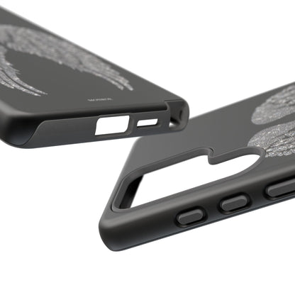 Silver Angel Wings Tough Case