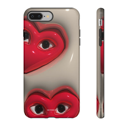 Red Heart Eyes Tough Case