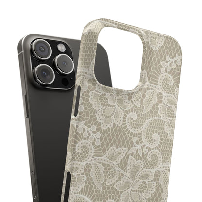 Vintage Beige Lace Case