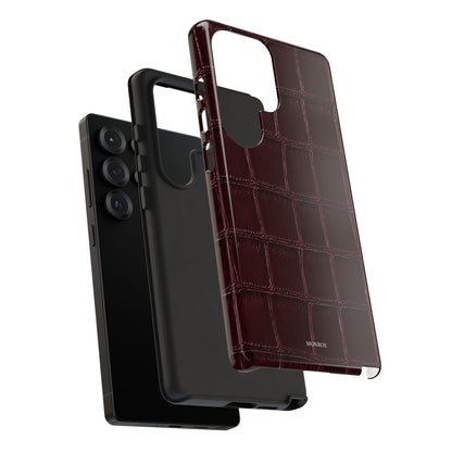 Burgundy Croc Tough Case
