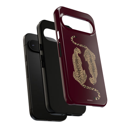 Burgundy Cheetah Tough Case