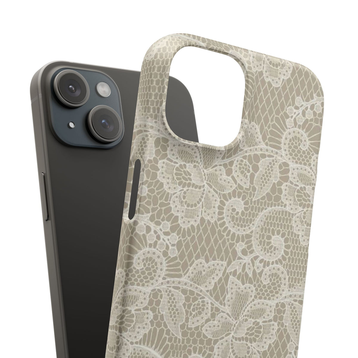 Vintage Beige Lace Case