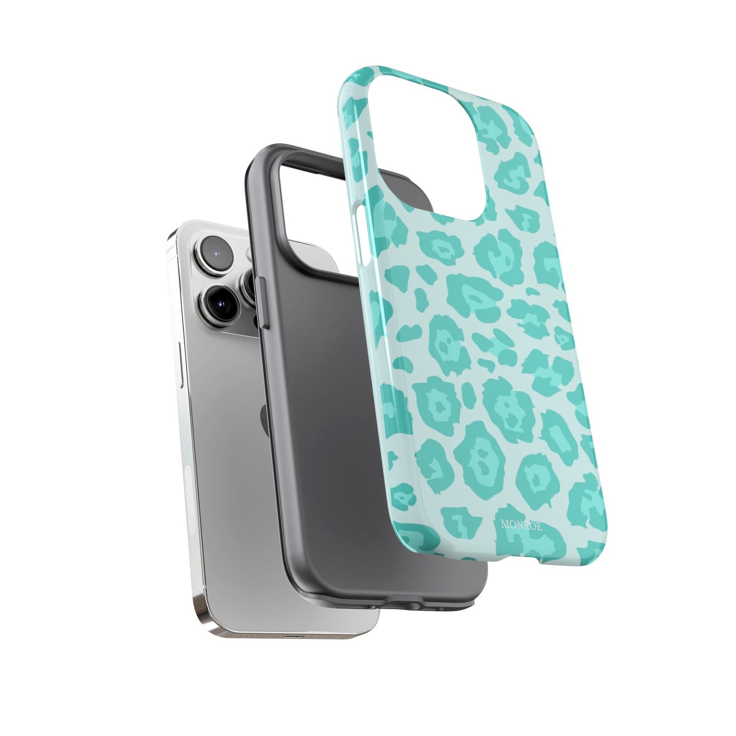 Teal Leopard Tough Case