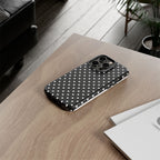Black Polka Dot Phone Case