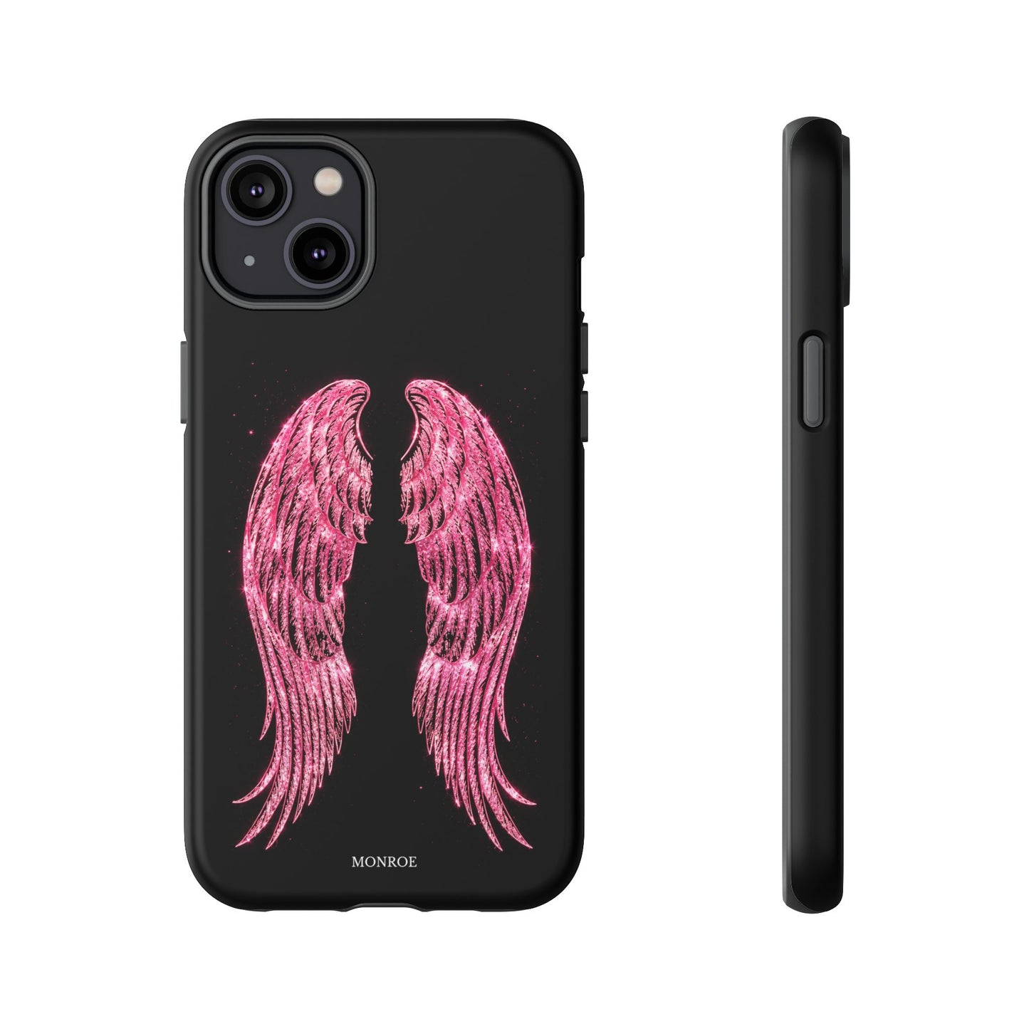 Pink Glitter Angel Tough Case