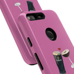 Pint & Wine Glass (Pink) Tough Case
