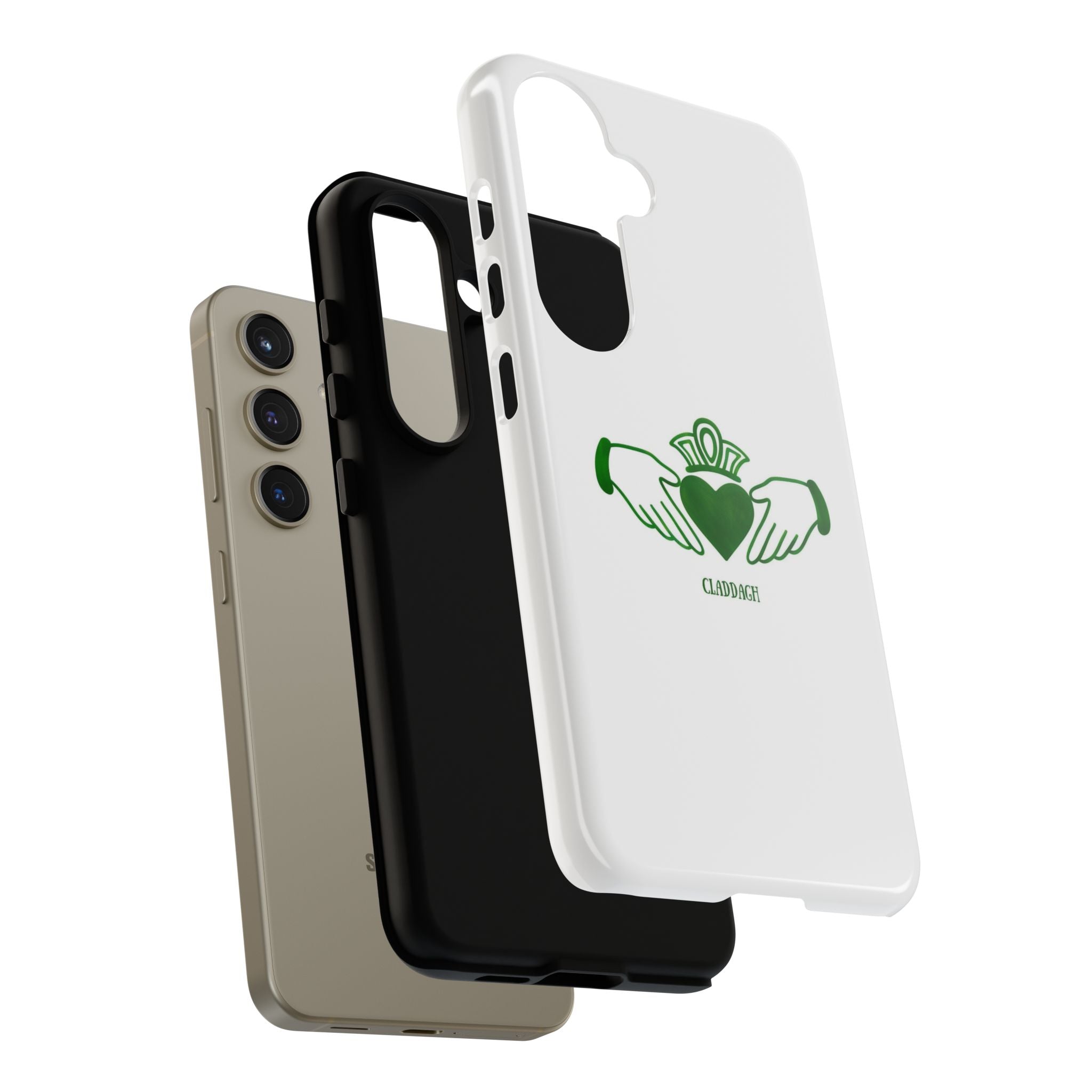Irish Claddagh Symbol Green Tough Case