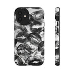 Black and Kiss Design Phone Case