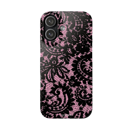 Pink Lace Pattern Case