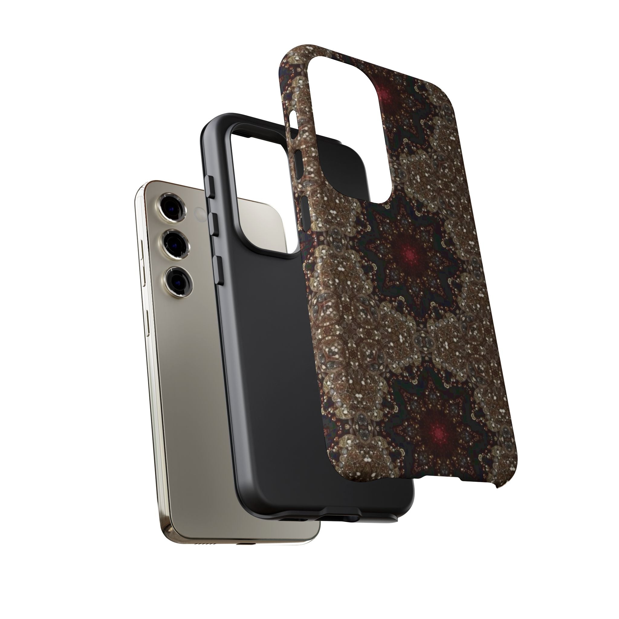 Brown Mandala Tough Protective Case