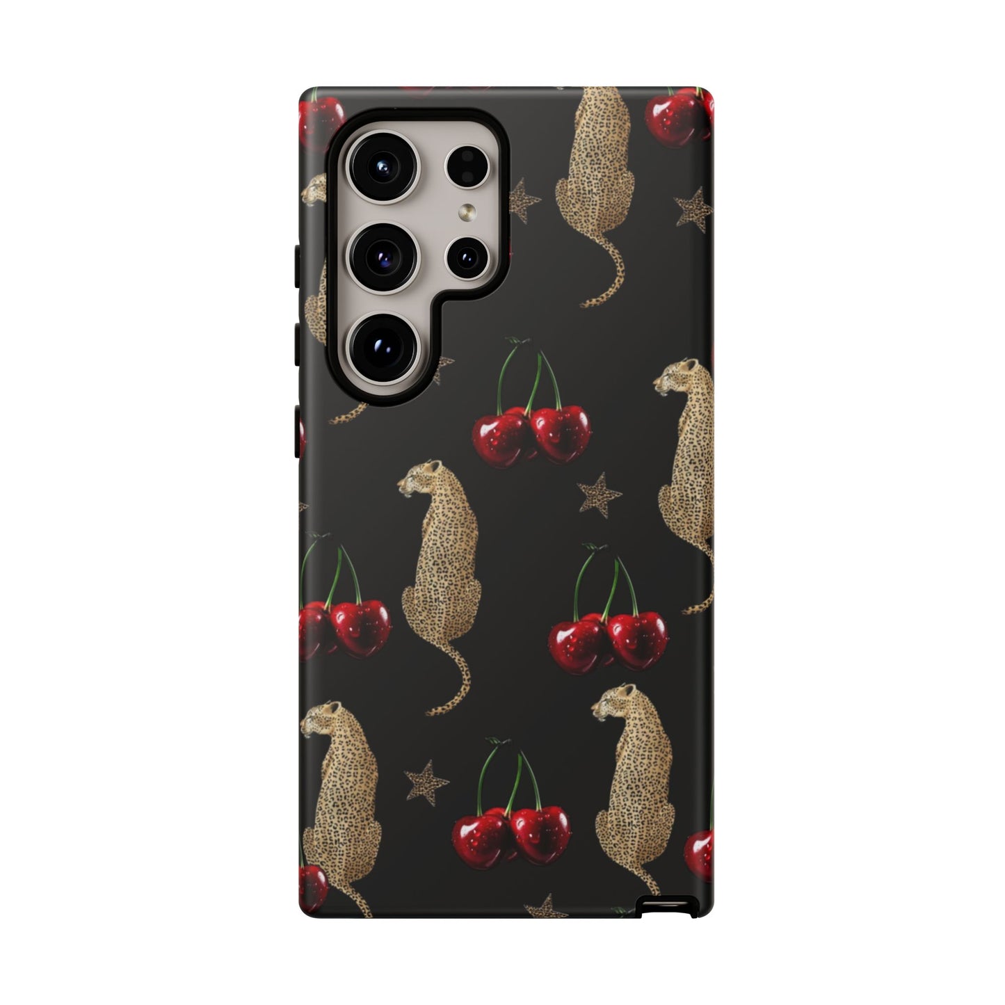 Leopard & Cherry Tough Case
