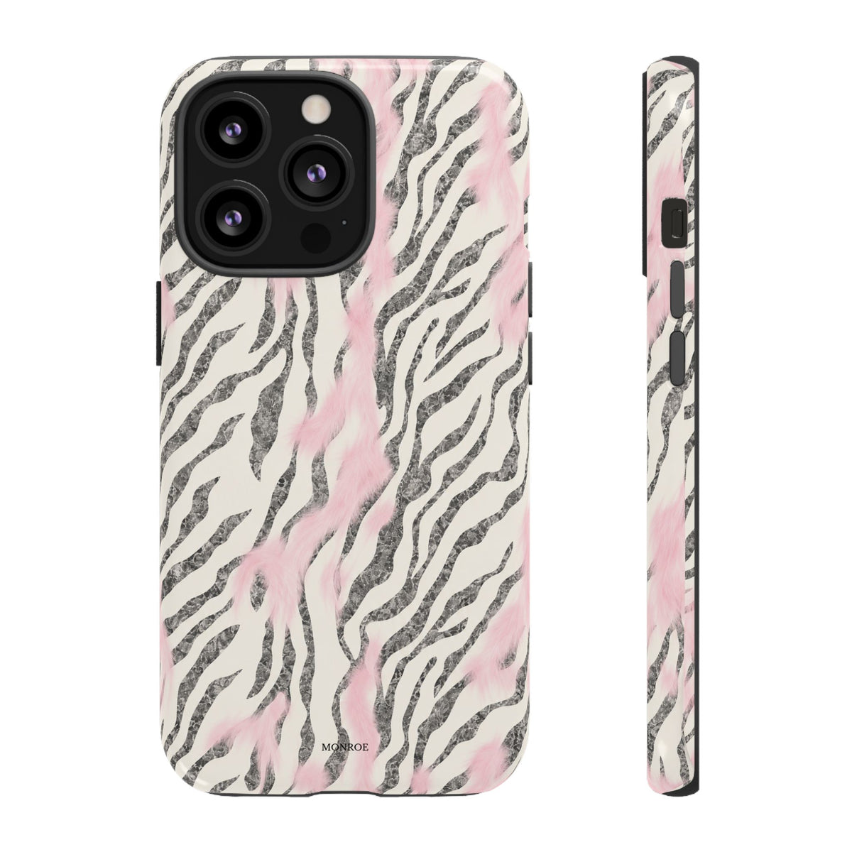 Light Pink Zebra Tough Case