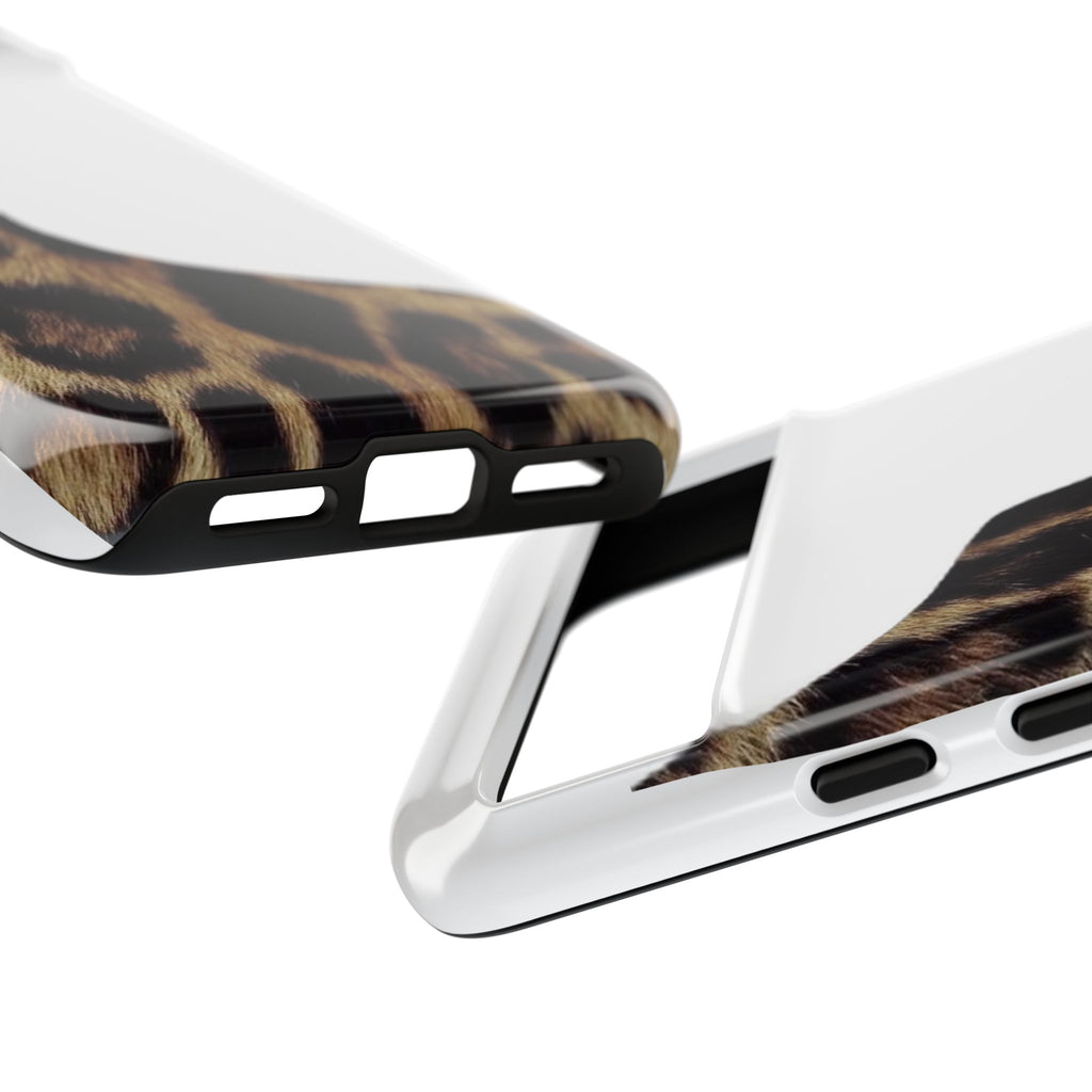 Half Cheetah Print Phone Case