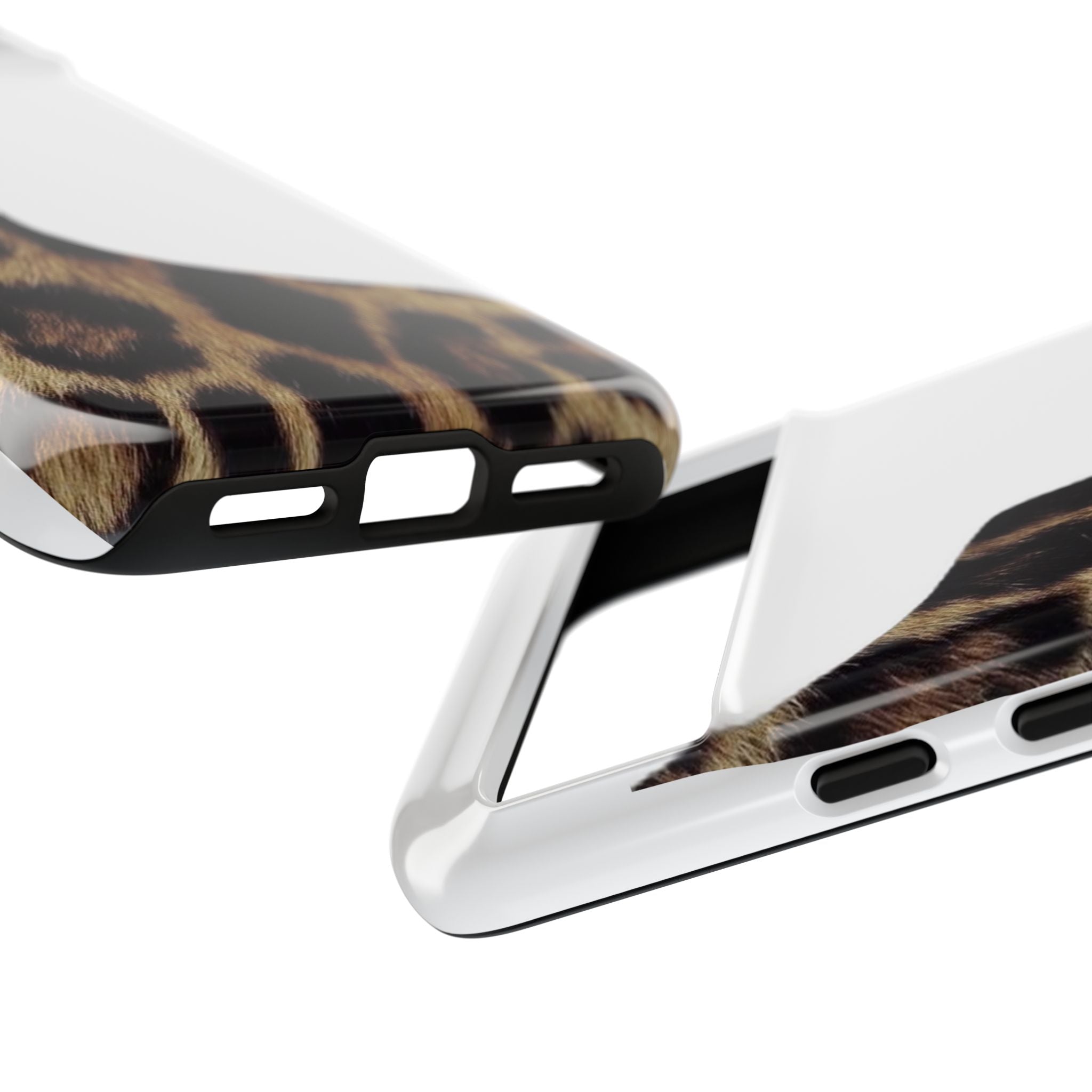 Half Cheetah Print Phone Case