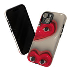3D Hearts Phone Case
