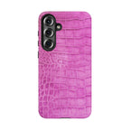 Purple Croc Phone Case