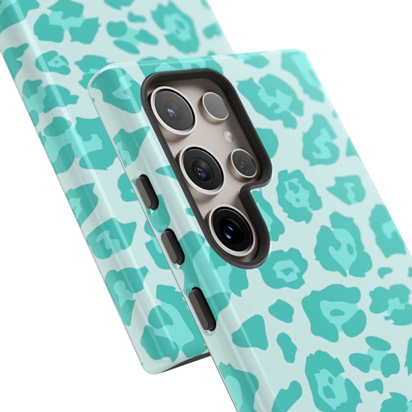 Teal Leopard Tough Case