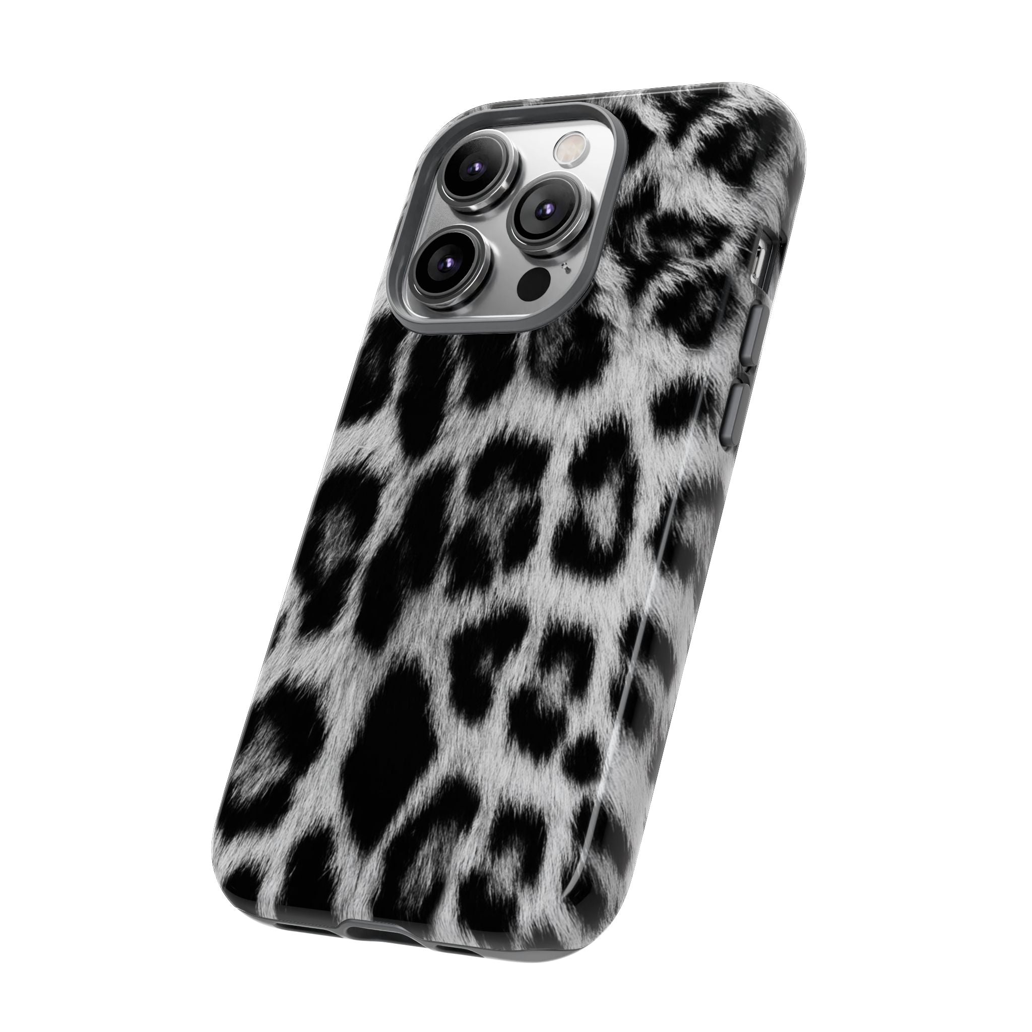 B&W Leopard Phone Case