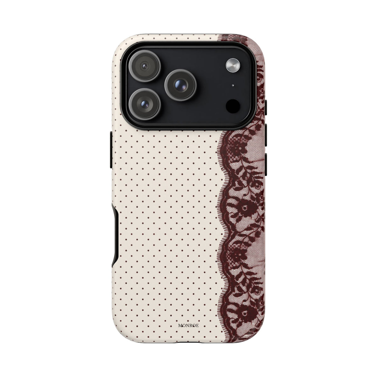 Burgundy Lace Edge Tough Case
