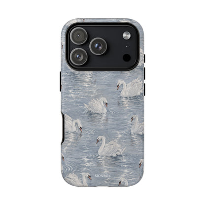 Swan Pattern Tough Case