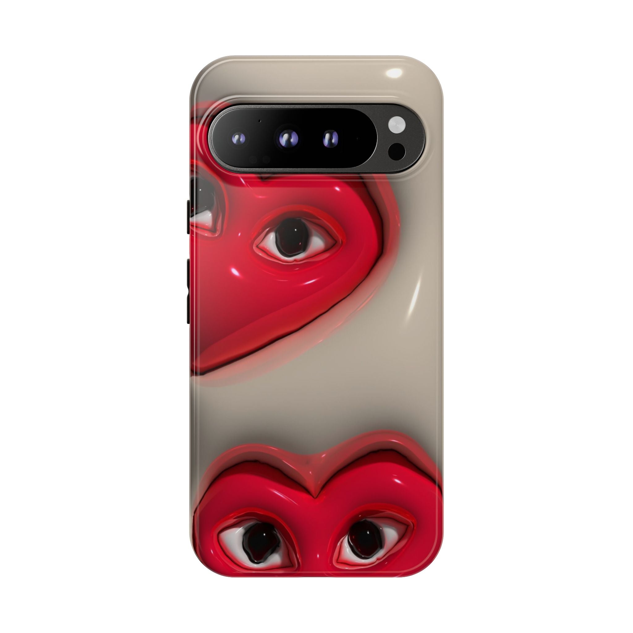 3D Hearts Phone Case