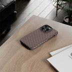 Brown Polka Phone Case