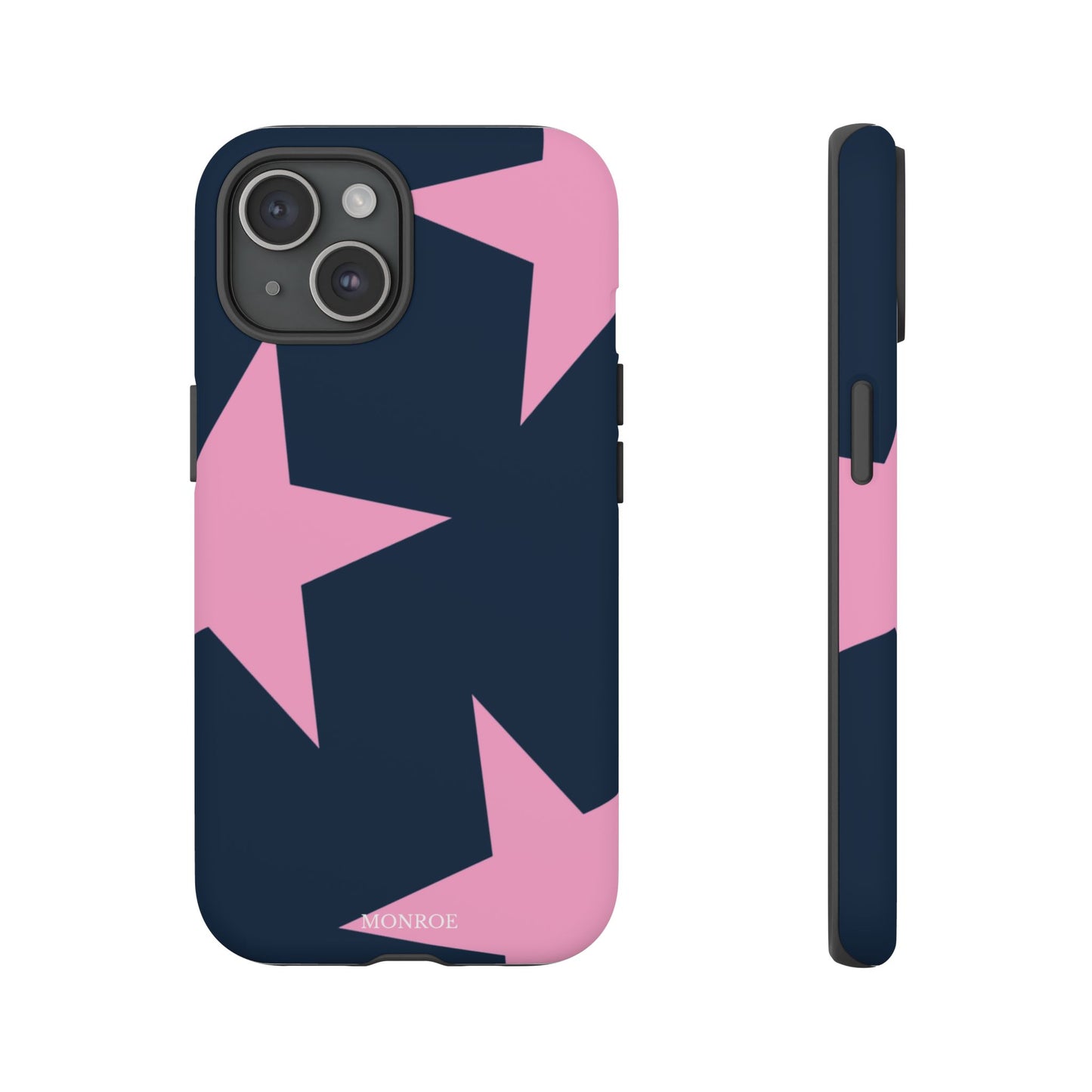 Navy & Pink Star Tough Cover