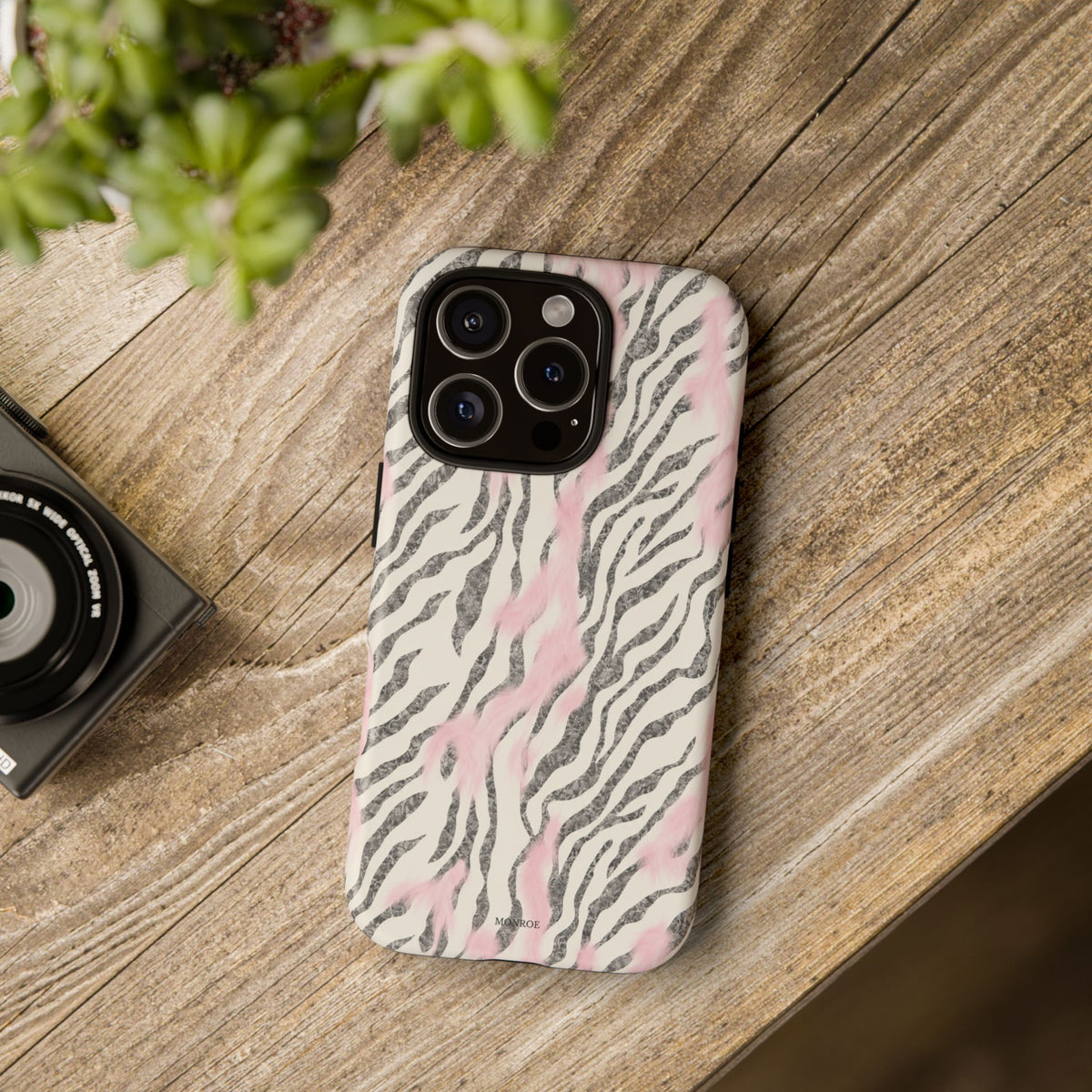 Light Pink Zebra Tough Case