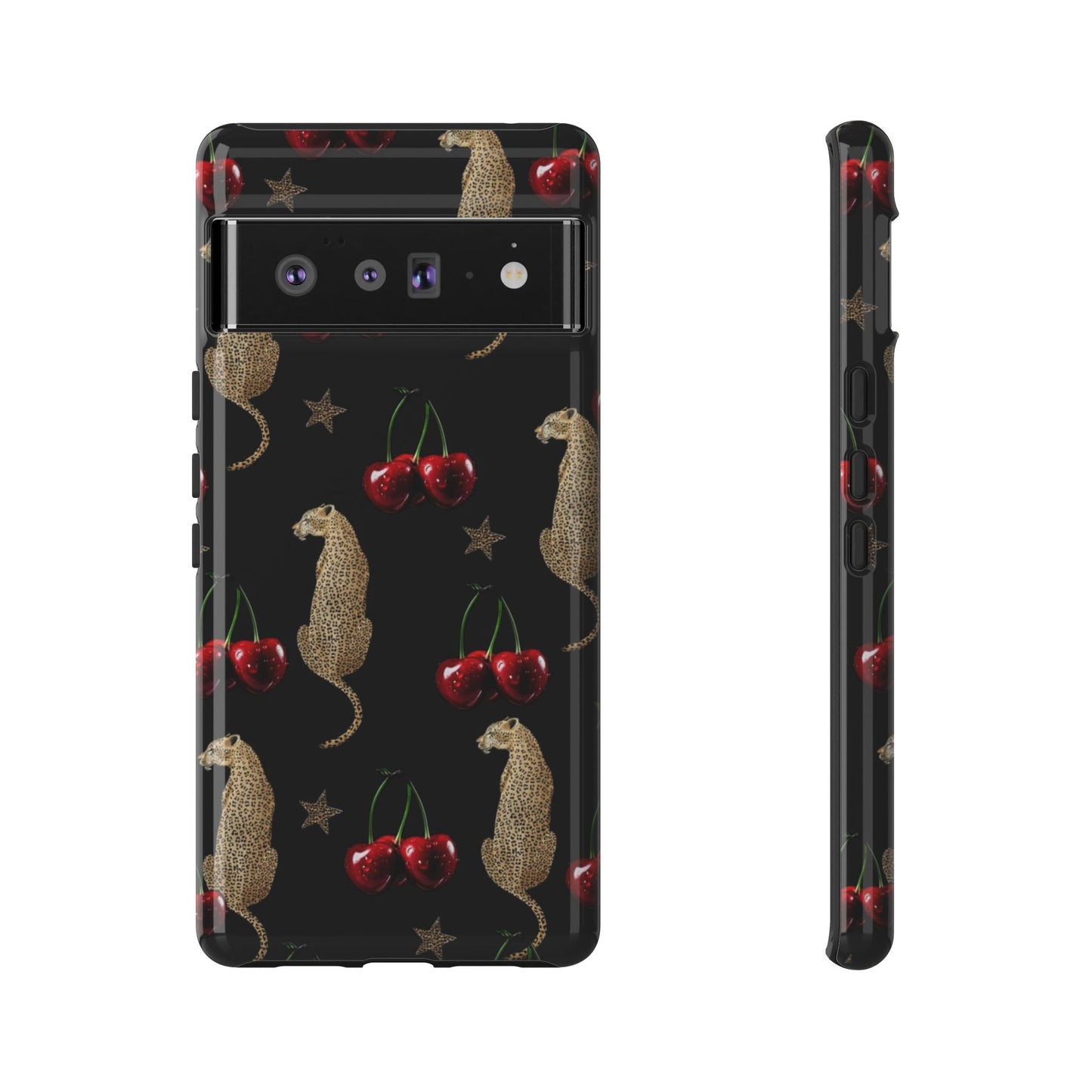 Leopard & Cherry Tough Case
