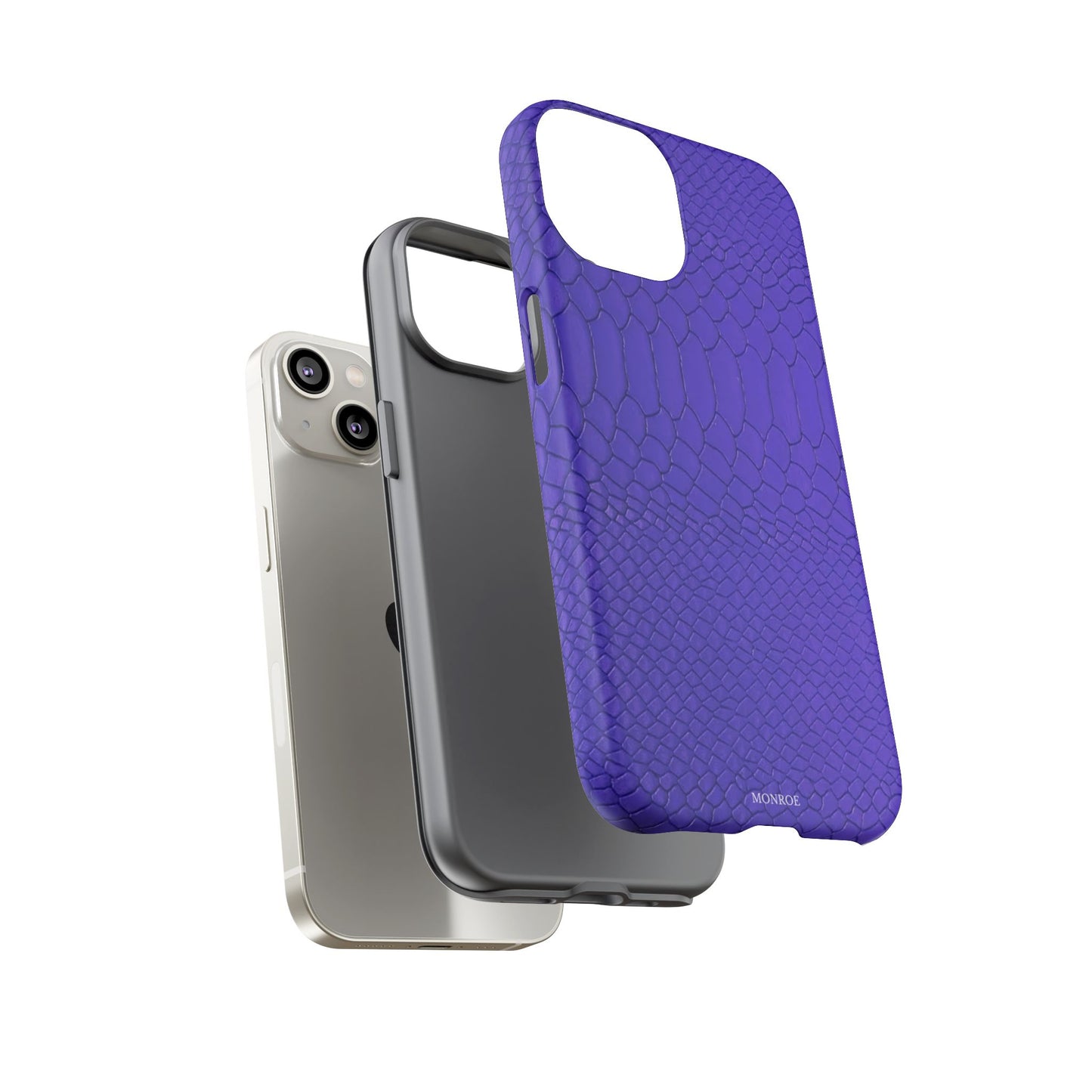 Dark Purple Snake Tough Case