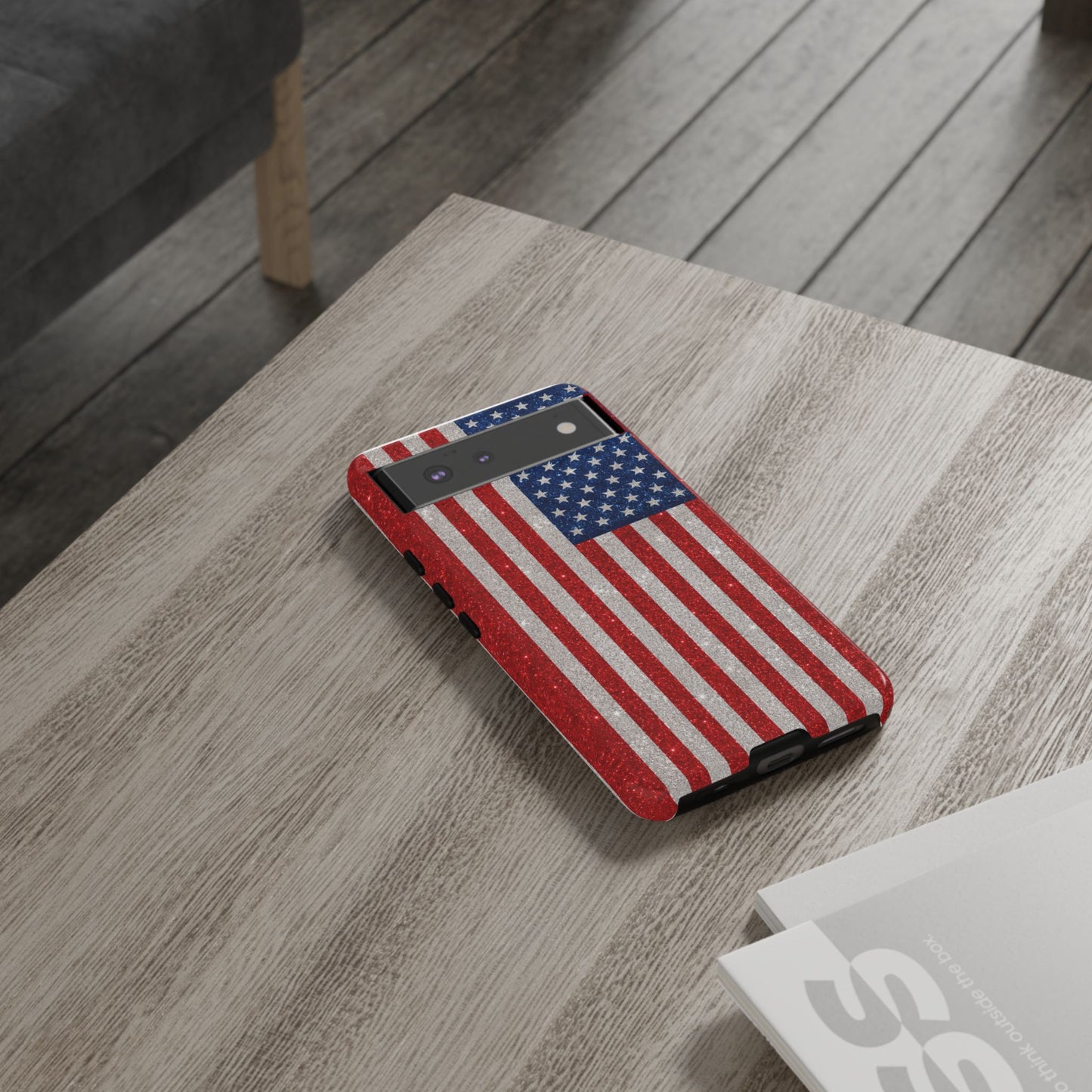 America Glitter Tough Case