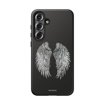 Silver Wings Black Tough Case