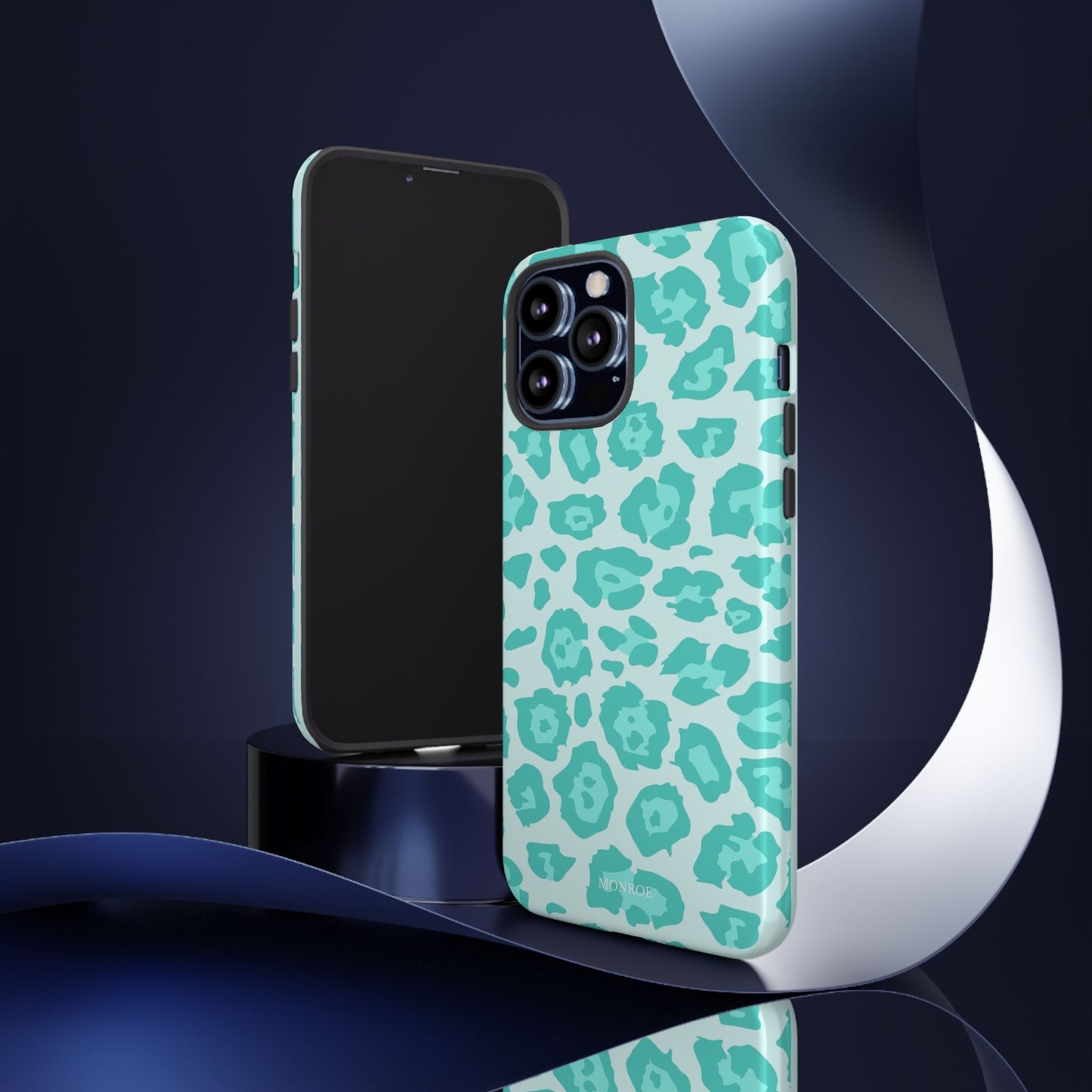 Teal Leopard Tough Case