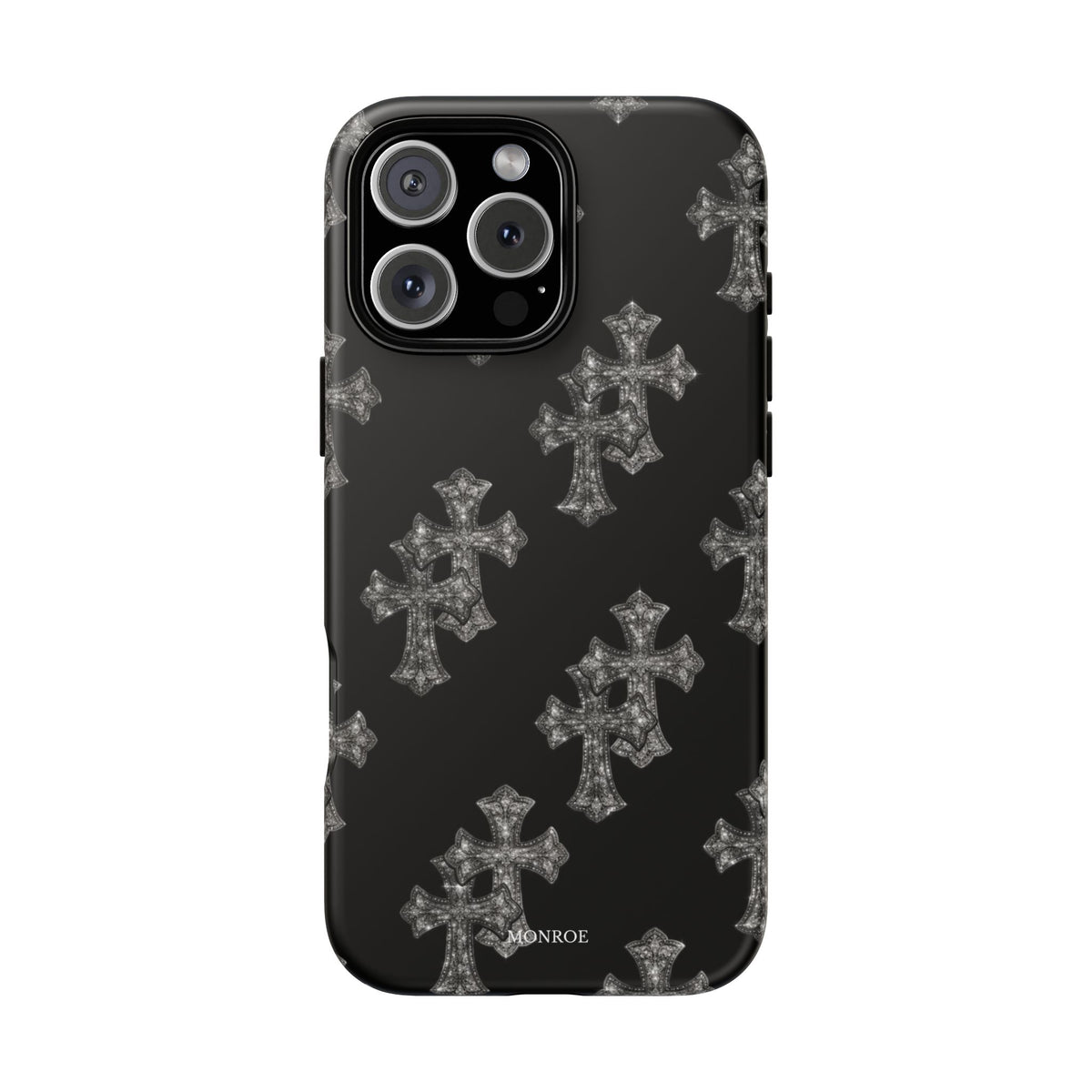 Black Crystal Cross Tough Case
