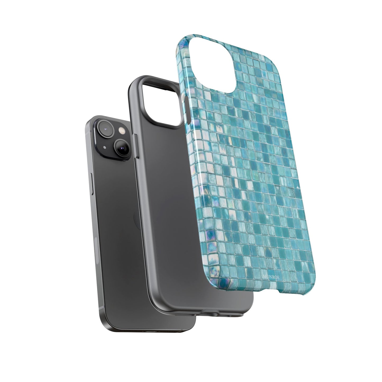 Hot Blue Mosaic Tile Tough Case