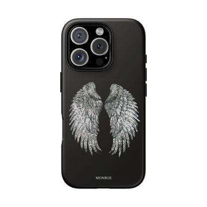 Silver Wings Black Tough Case