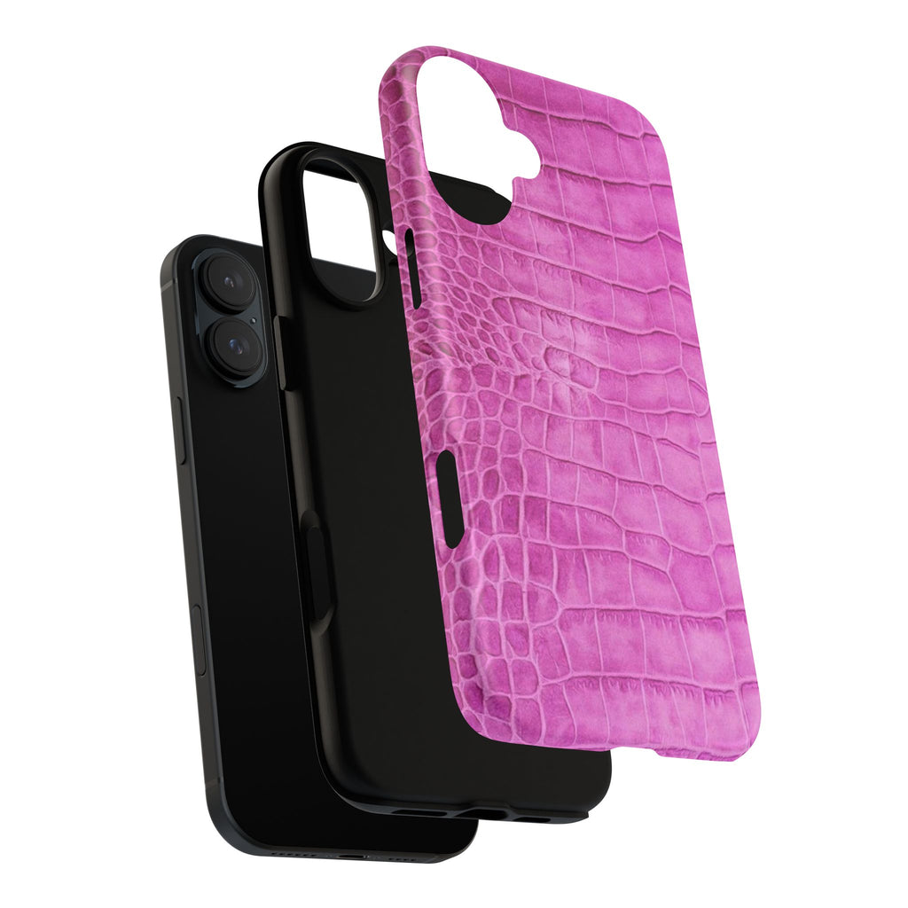 Purple Croc Phone Case
