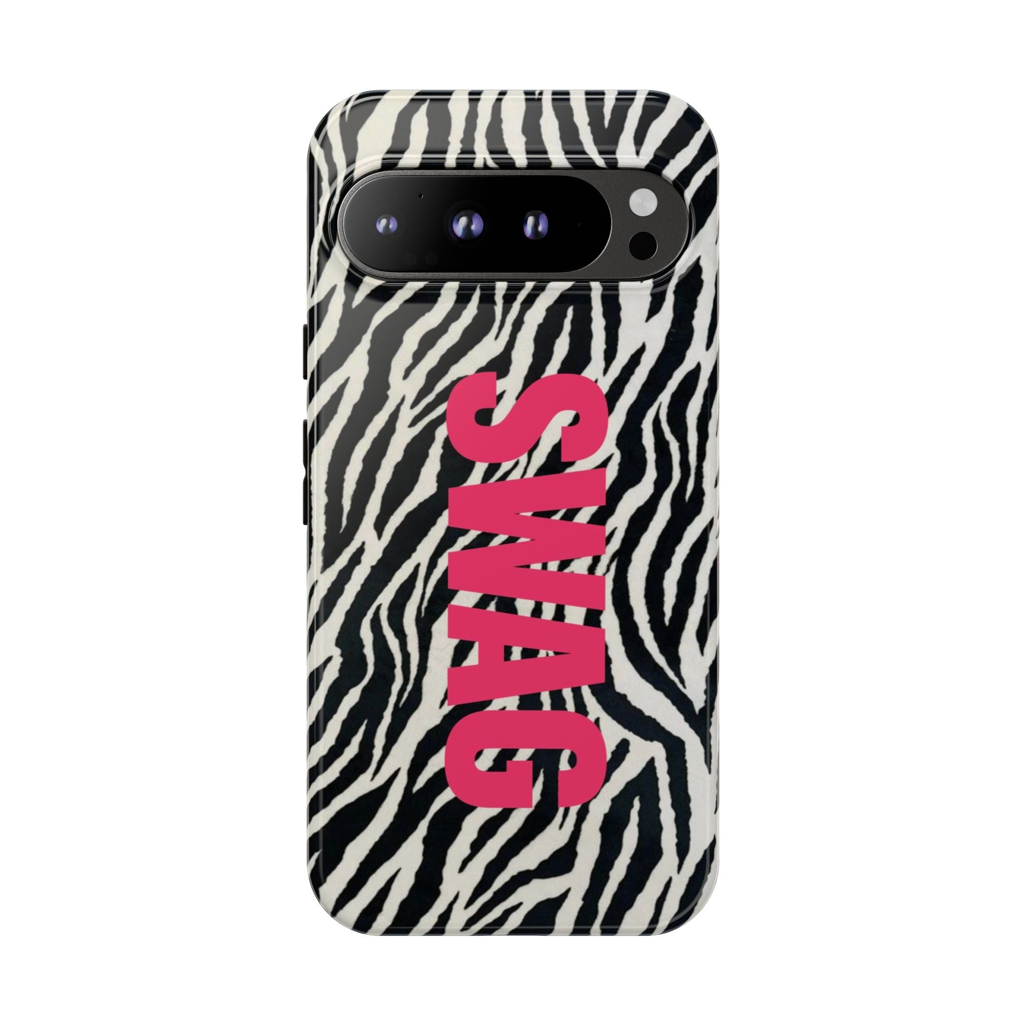 'SWAG' Zebra Print Tough Case