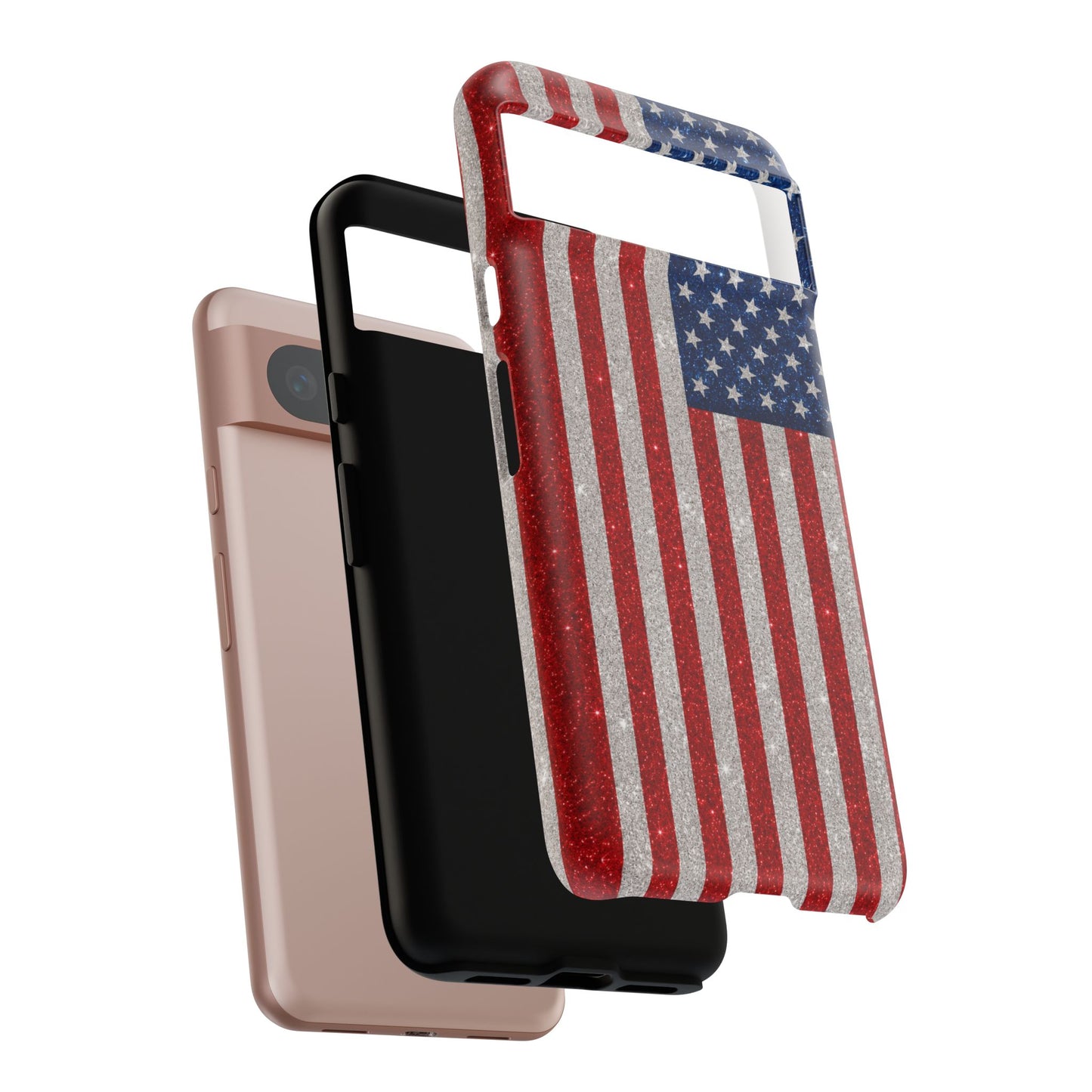America Glitter Tough Case