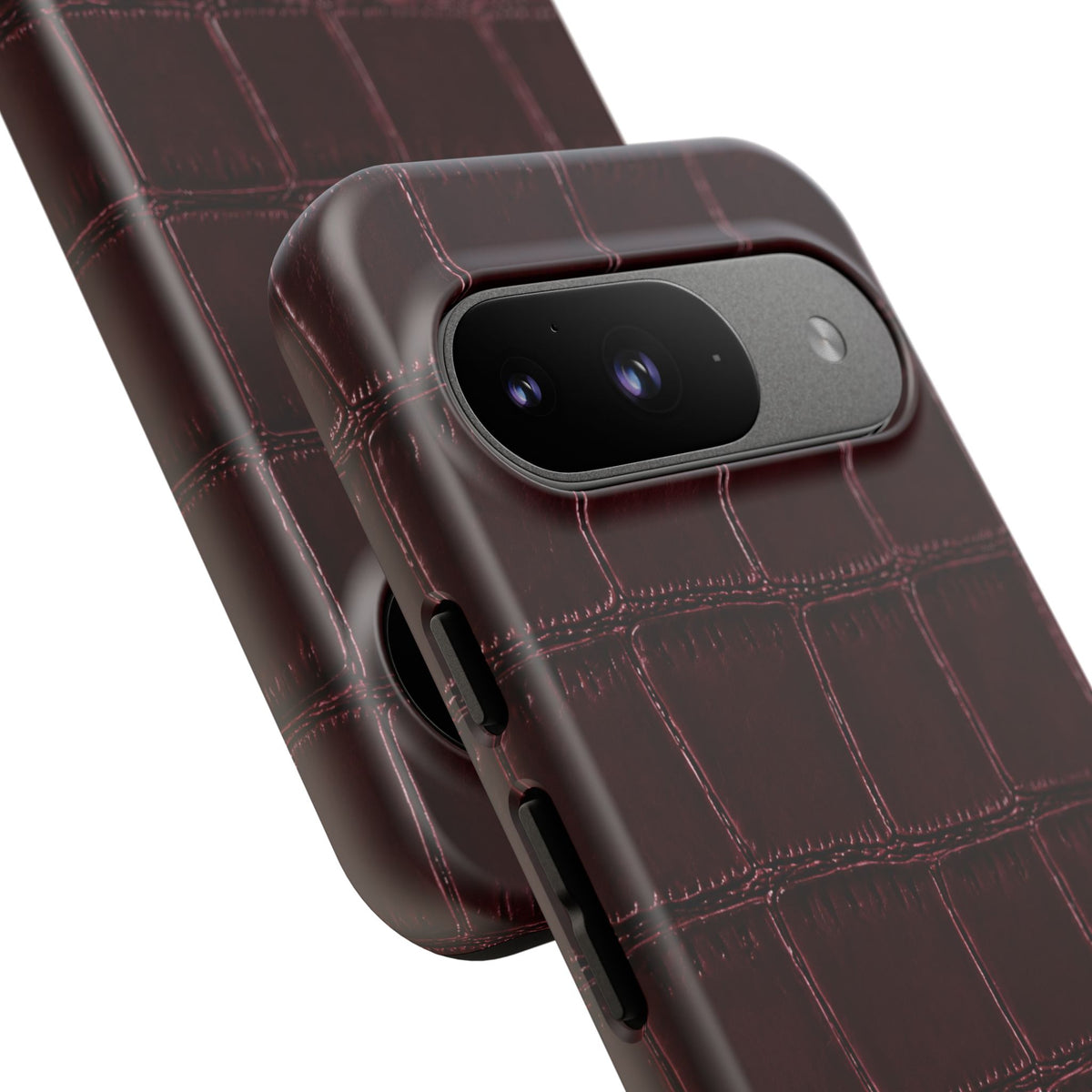 Burgundy Croc Tough Case