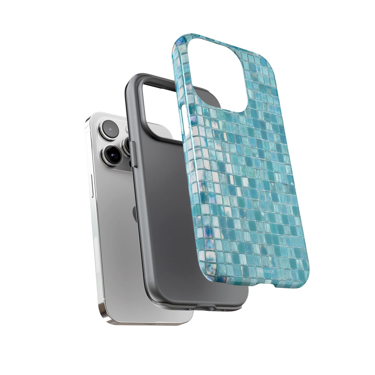 Hot Blue Mosaic Tile Tough Case
