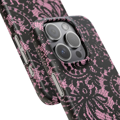 Pink Lace Pattern Case