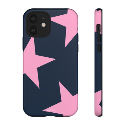 Navy & Pink Star Tough Cover