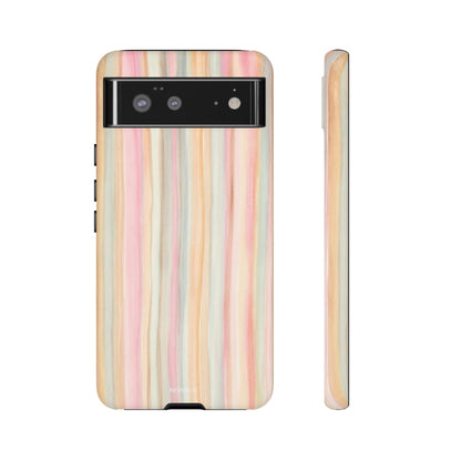 Pastel Watercolor Stripe Tough Case