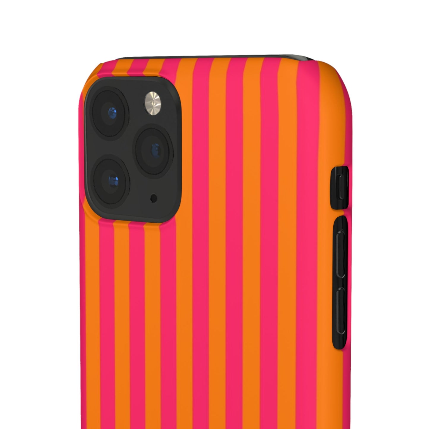 Striped Orange & Pink Case