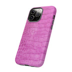 Purple Croc Phone Case