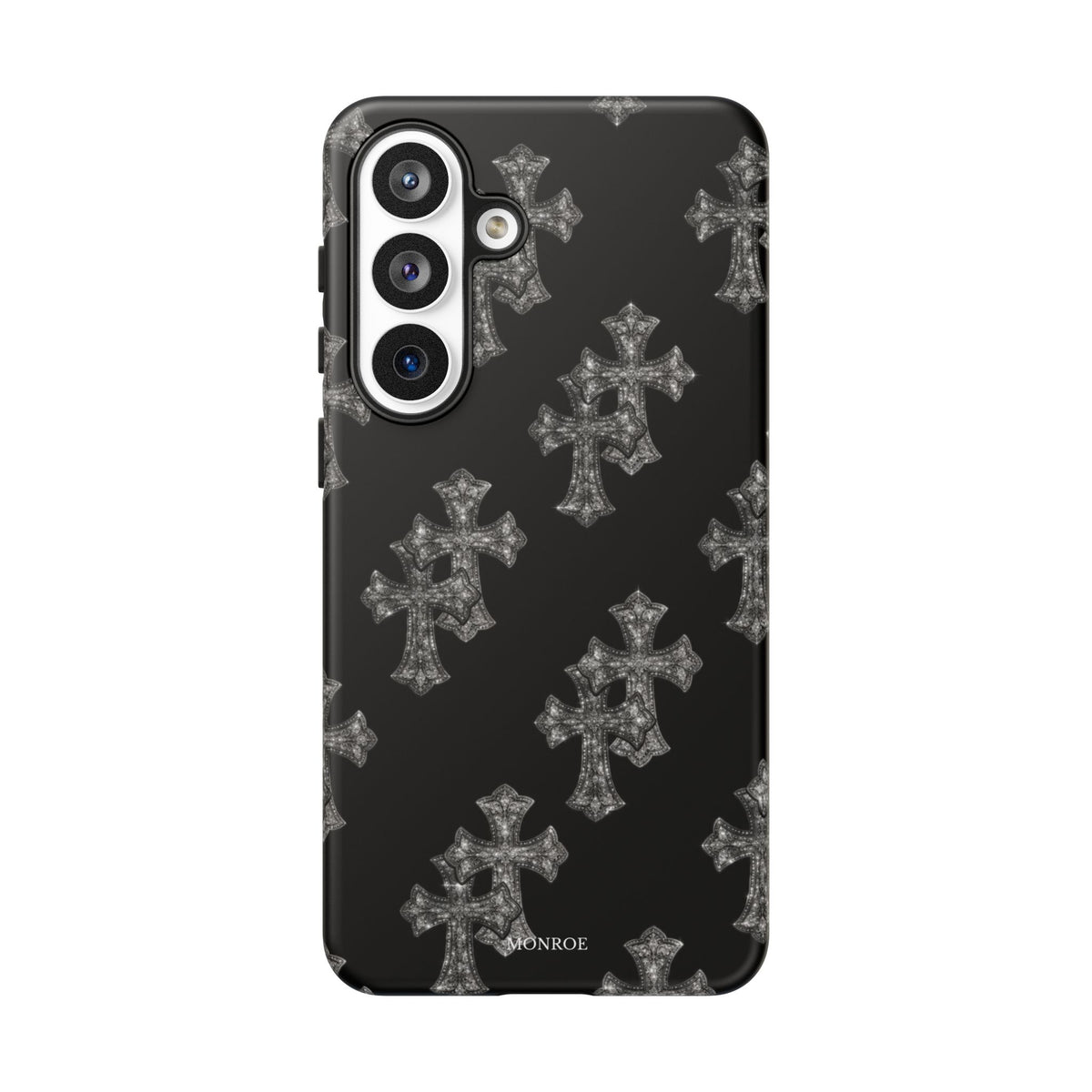 Black Crystal Cross Tough Case
